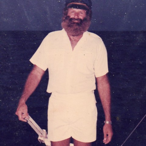 a person standing posing for the camera